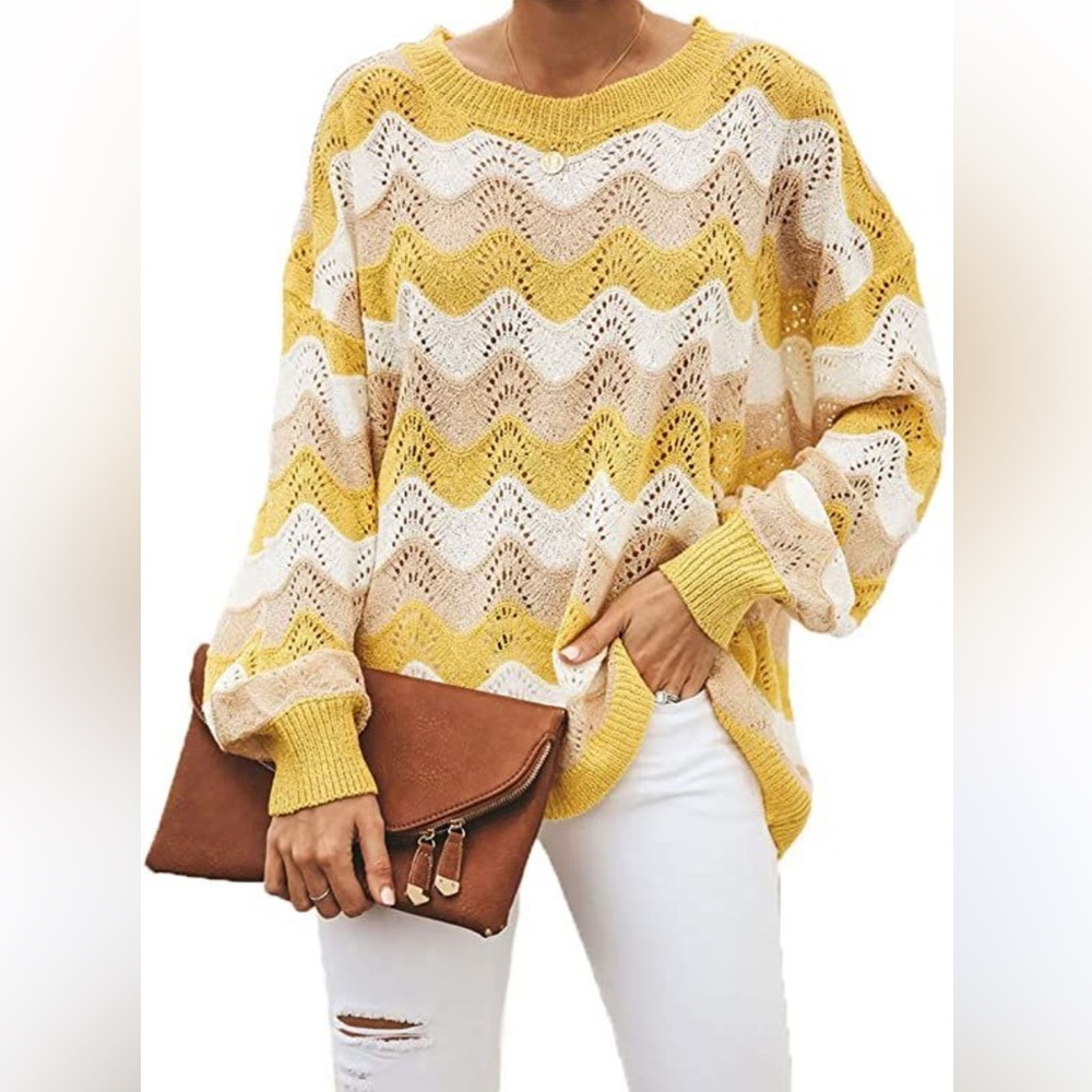 VICI you are my sunshine stripe sweater